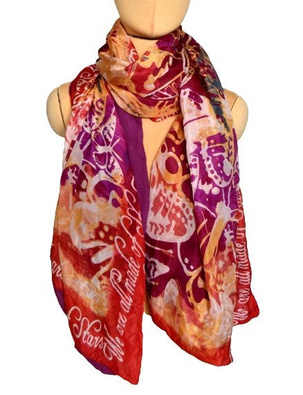 Nieuwe Imbarro viscose shawl, sjaal, batique, Kleding | Dames, Verzenden, Maat 46/48 (XL) of groter, Nieuw, Imbarro