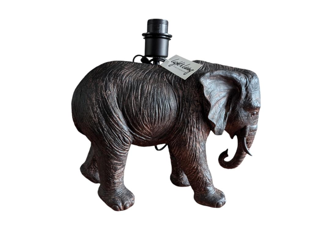 SALE Light&Living, grote lampvoet OLIFANT 37x17x35 cm, Nieuw, Ophalen of Verzenden, Info@b-living.eu, Minder dan 50 cm