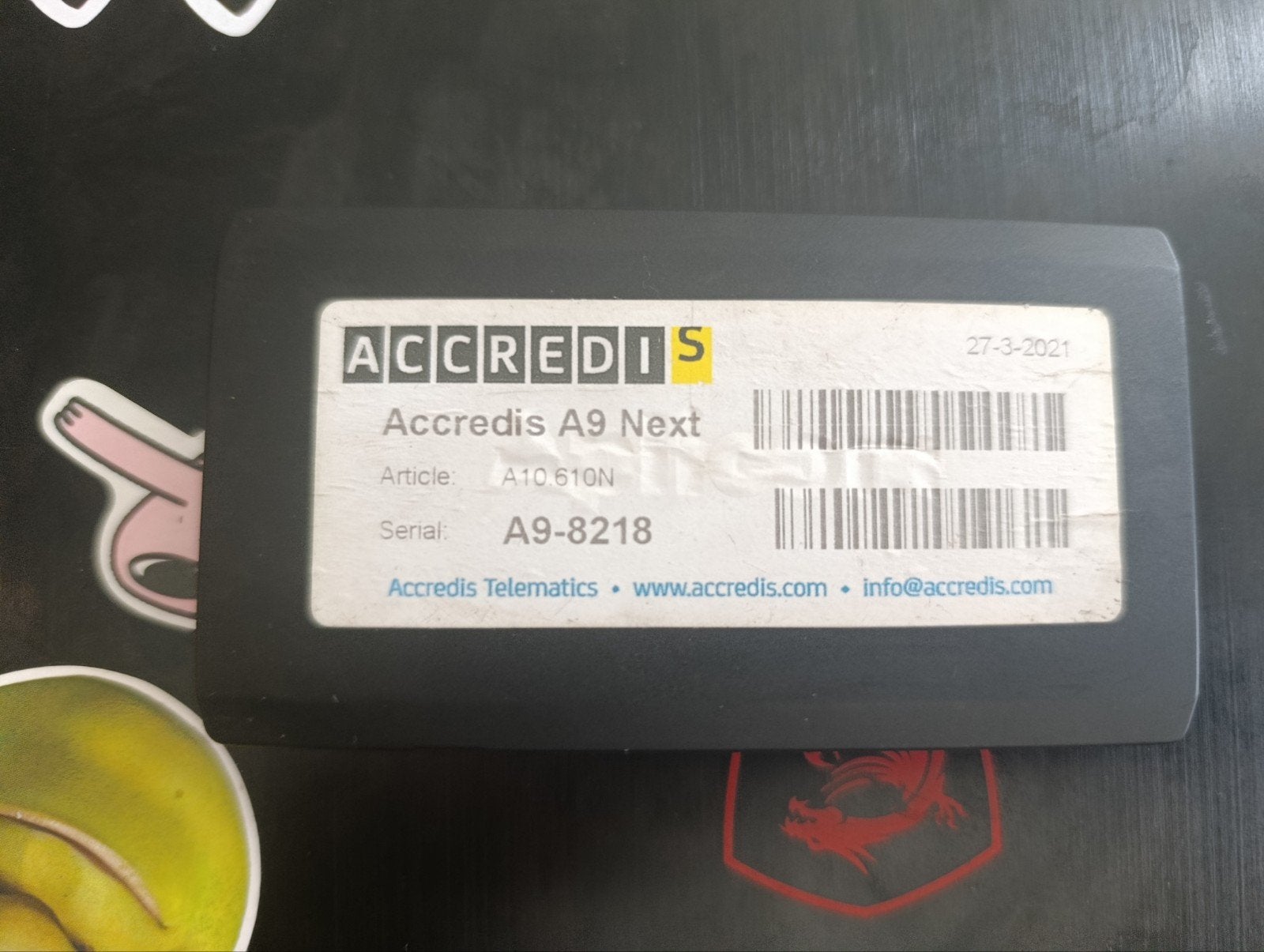 Accredis A9 Next GPS Tracker / Telematica Module, Ophalen of Verzenden, Gebruikt