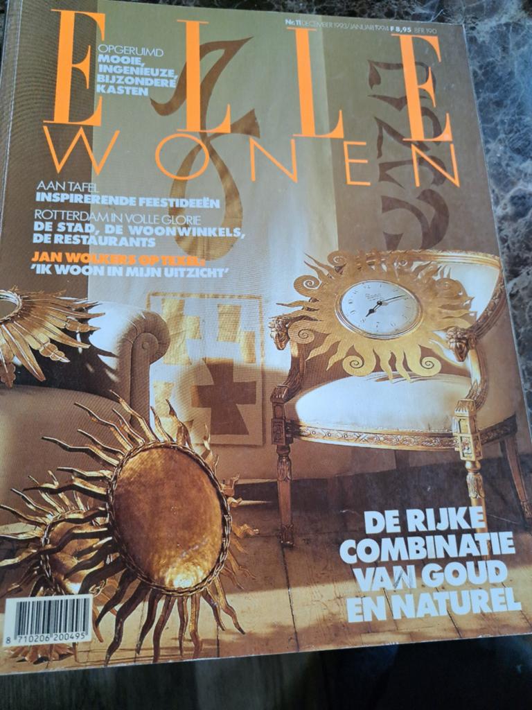 Elle Wonen Magazine - Inspiratie voor Interieur & Design, Boeken, Tijdschriften en Kranten, Ophalen of Verzenden, Gelezen, Overige typen
