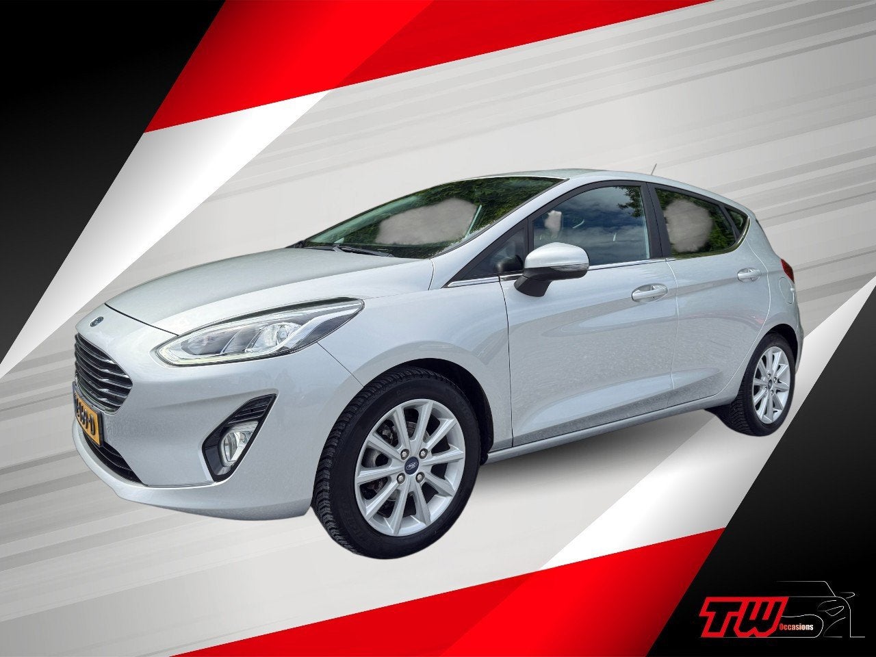 Ford Fiesta 1.0 EcoBoost Titanium |CARPLAY|CLIMA|CRUISE|PDC|, Auto's, Ford, Voorwielaandrijving, Stof, 580 kg, 1064 kg
