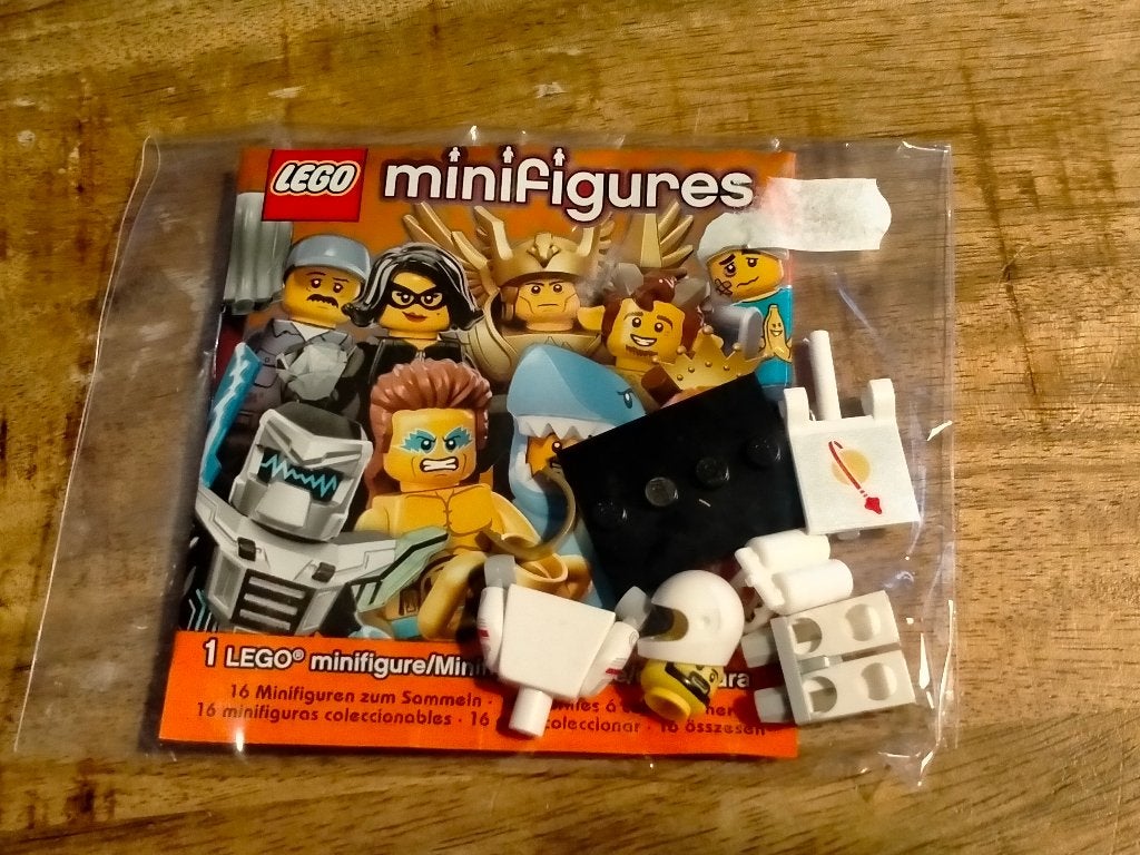 Lego minifigures series 15 astronaut figuur poppetje, Ophalen of Verzenden, Zo goed als nieuw