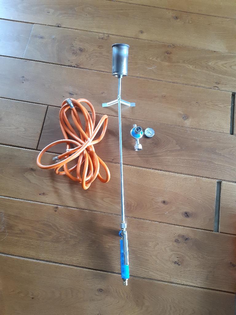afbrandapparaat met drukregelaar met manometer, Ophalen of Verzenden, Nieuw