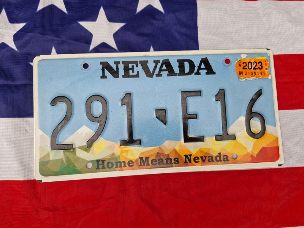Kentekenplaat Nevada USA Nummerplaat nummerbord License VS, Ophalen of Verzenden, Gebruikt, Auto's