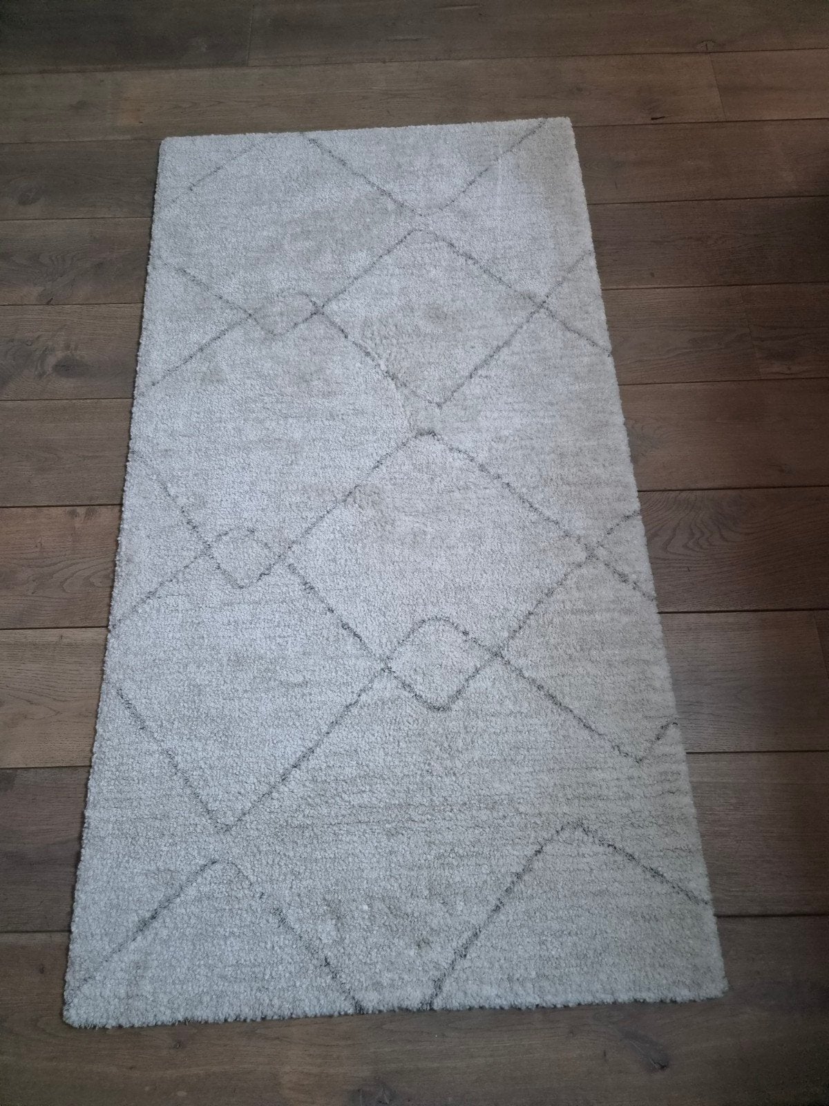 Ikea Tversted vloerkleed 80x150 cm wit/grijs, Huis en Inrichting, Stoffering | Tapijten en Kleden, Ophalen, 100 tot 150 cm, 50 tot 100 cm