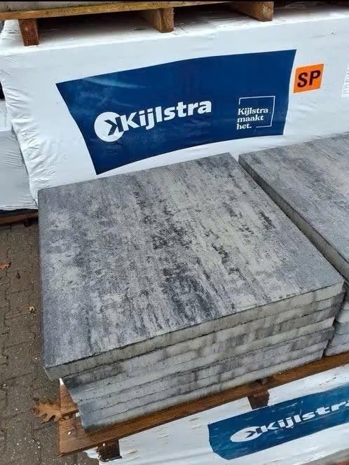 Terrastegel, nero grey 60x60x4, Tuin en Terras, Tegels en Klinkers, Nieuw, Ophalen of Verzenden, 10 m² of meer, Beton