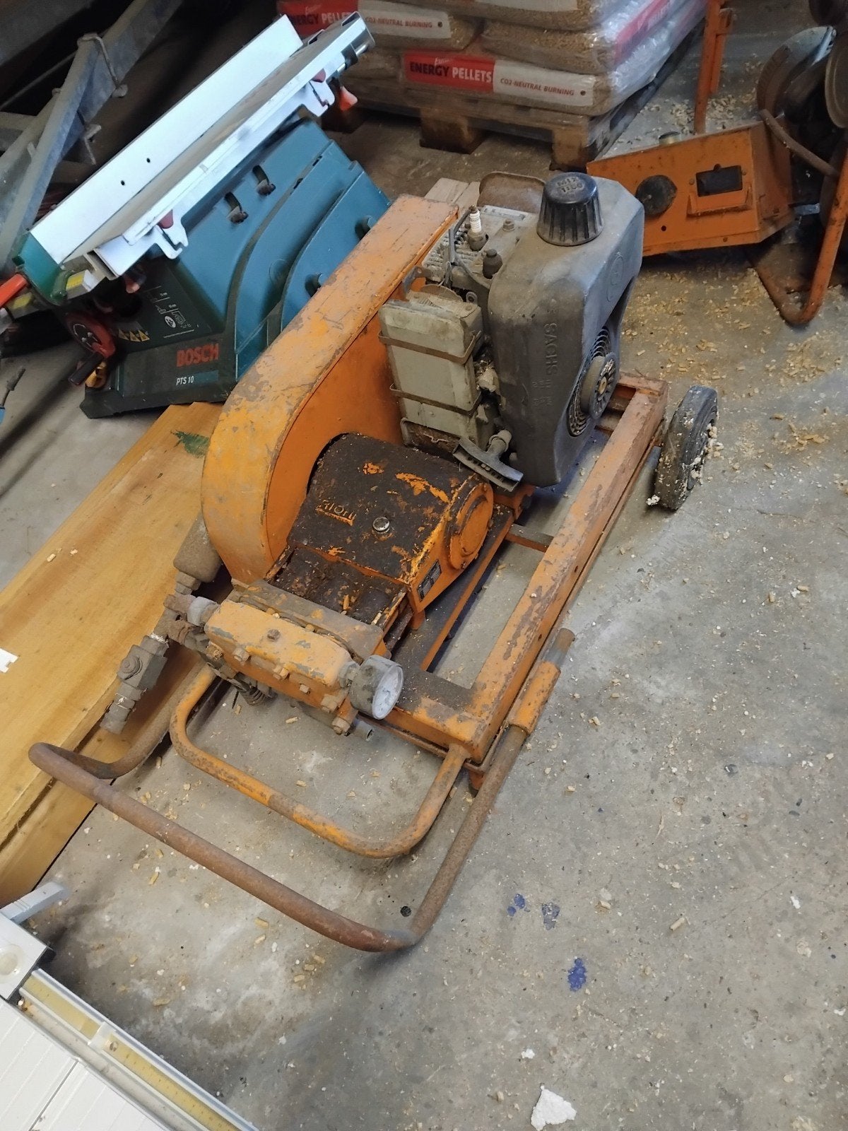 riool ontstopper, Ophalen, Gebruikt, Benzinemotor, 1800 rpm of meer
