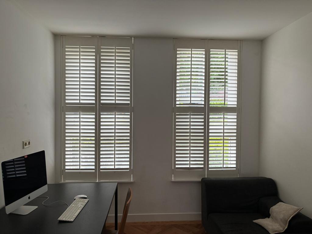 Witte sfeervolle shutters, Ophalen, Gebruikt, 200 cm of meer, Wit