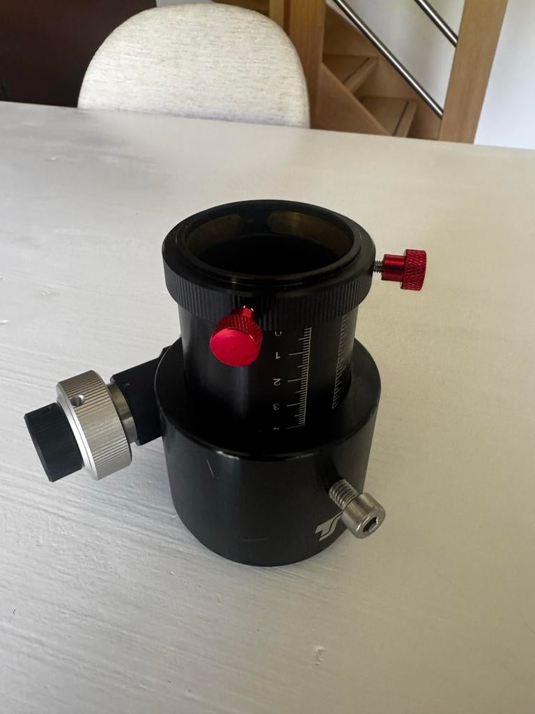 TS Optics Monorail Focuser met EAF Mount, Ophalen of Verzenden, Gebruikt, Minder dan 80 mm, Onderdelen of Toebehoren