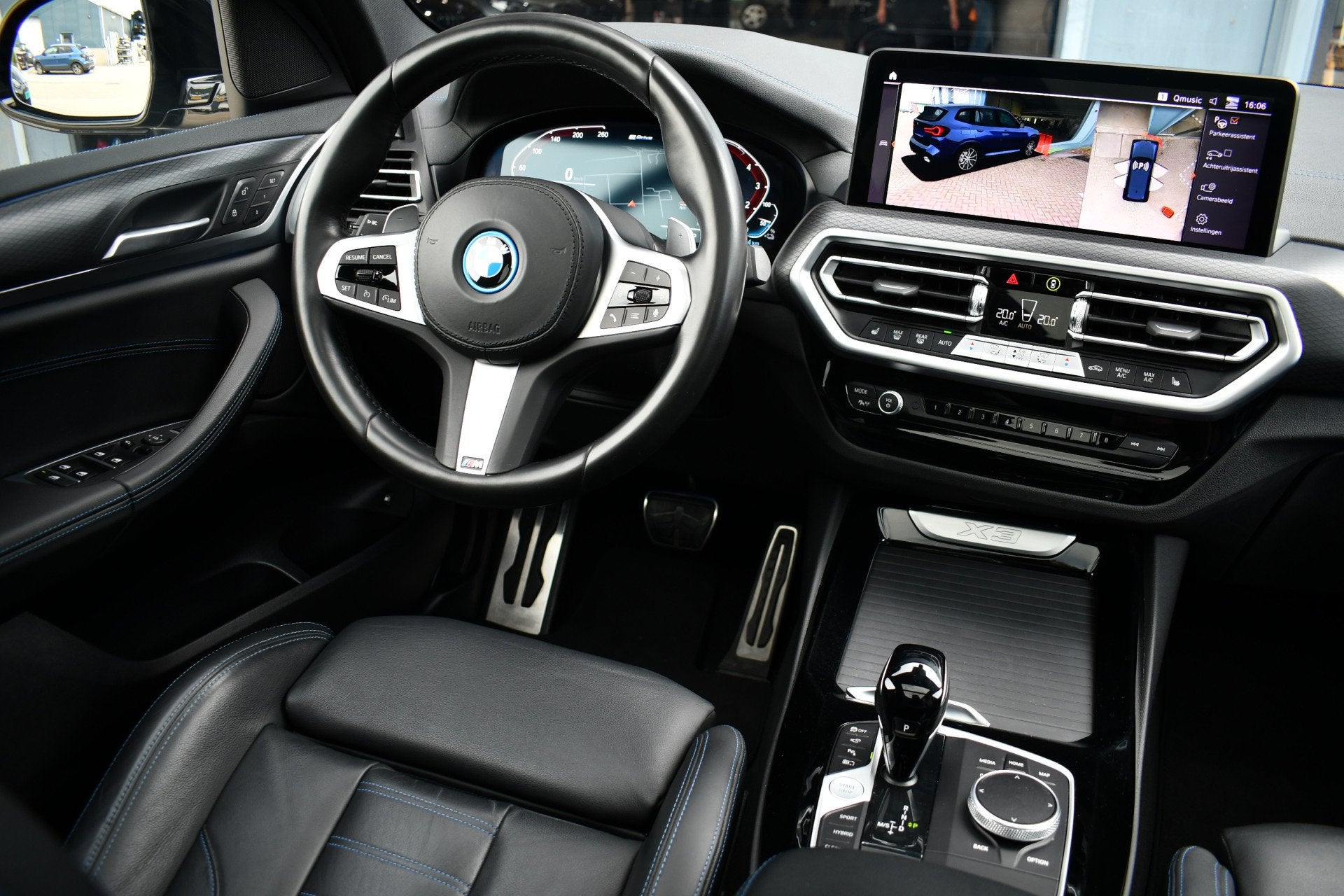 BMW X3 xDrive30e M-Sport M-zetels Pano HUD 360-cam Adp-dempi, Automaat, Gebruikt, Zwart, Bedrijf