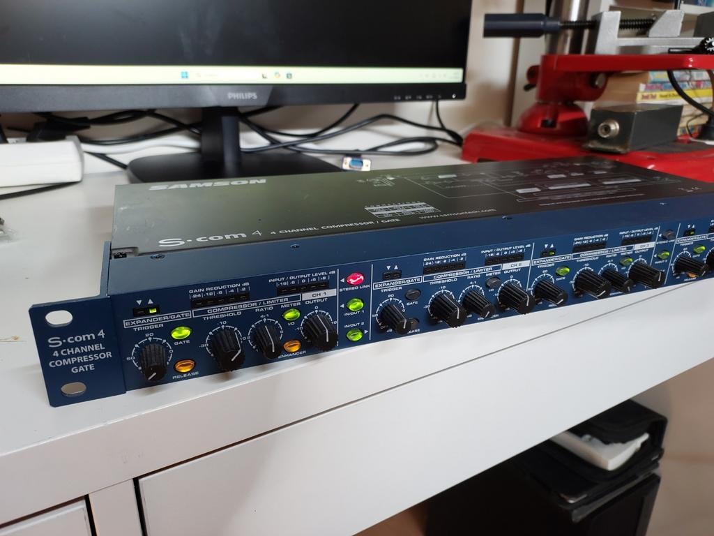Samson S-com 4 4-kanaals Compressor Gate, Ophalen of Verzenden, Gebruikt, Compressor
