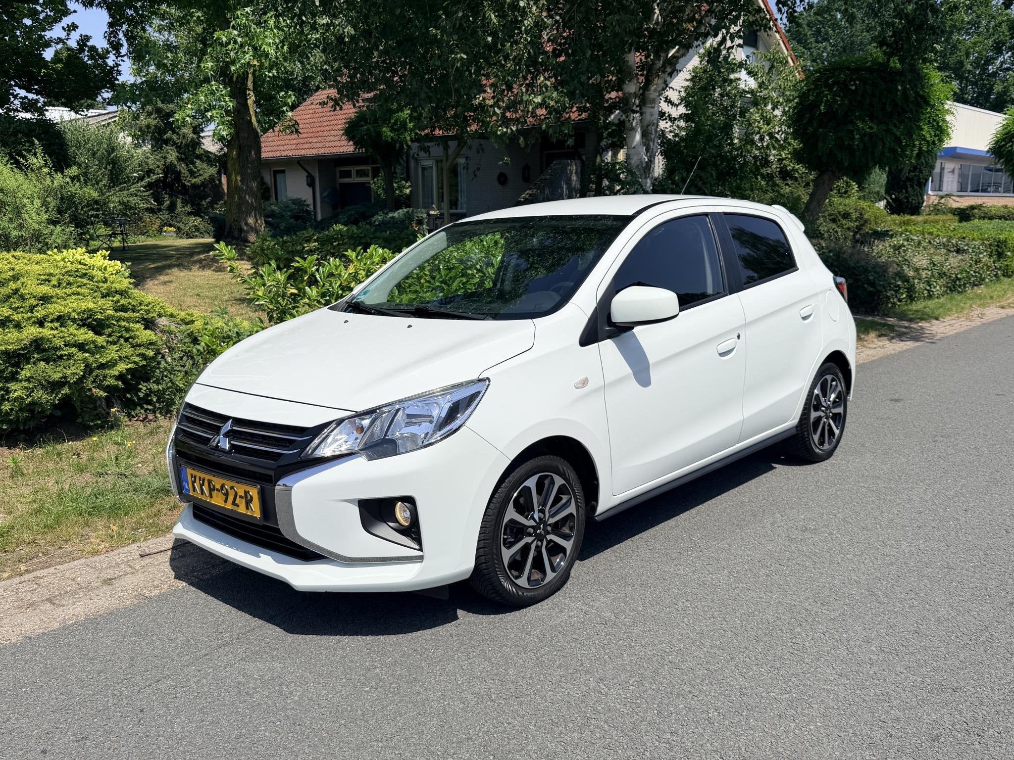 Mitsubishi Space Star 1.2 Instyle 71PK Automaat•Airco•Cr, Stof, Gebruikt, Wit, Bedrijf