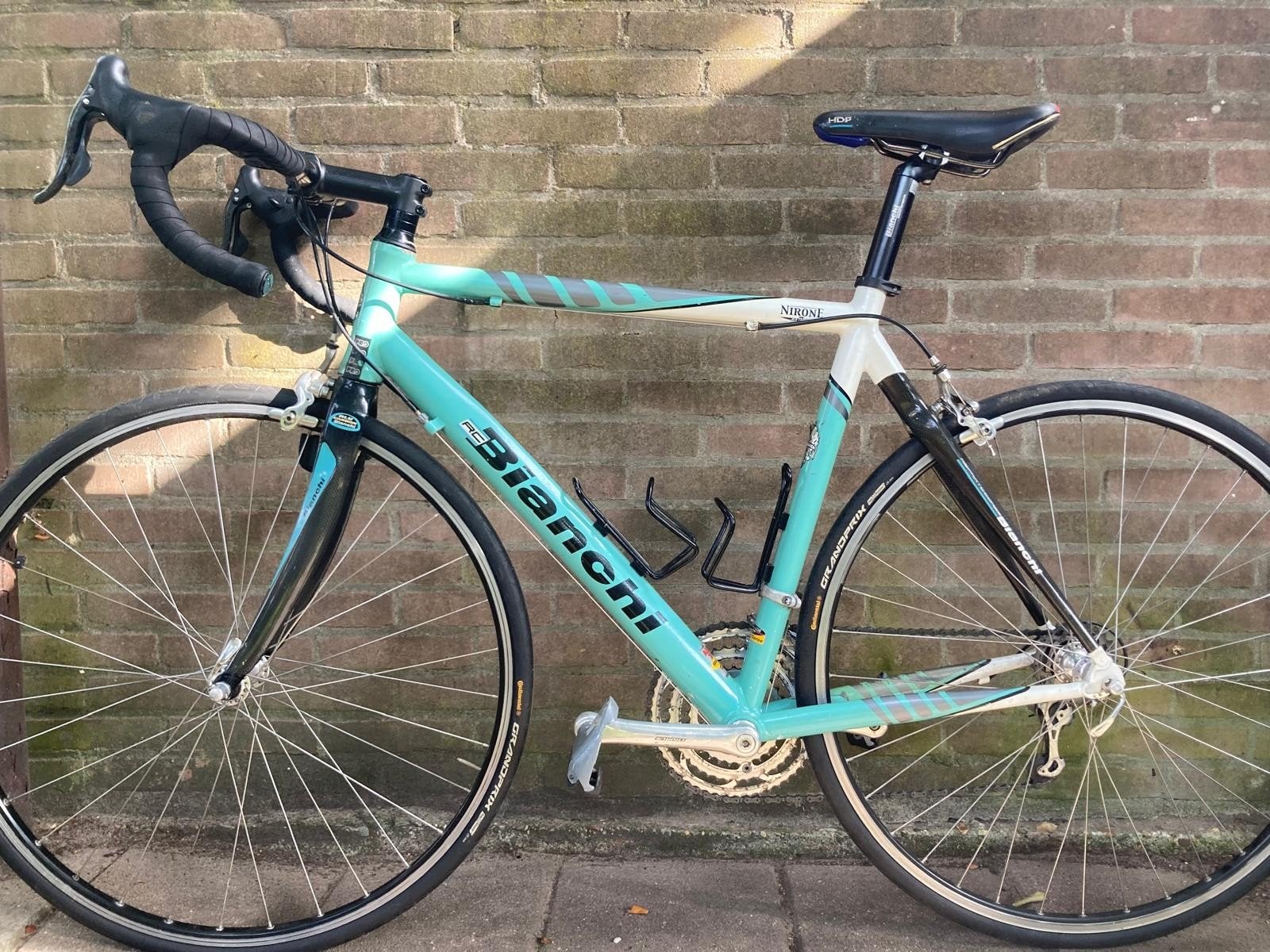 Wielrenfiets Bianchi Framemaat 55, Gebruikt, Aluminium, 53 tot 57 cm, Ophalen