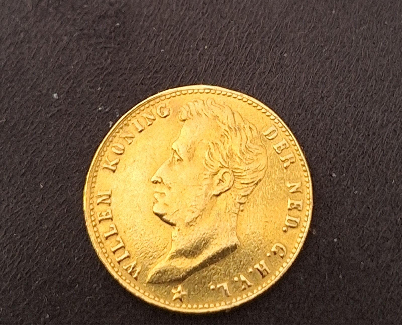Gouden Vijfje Koning Willem I - 1827 Utrecht, Postzegels en Munten, Ophalen of Verzenden