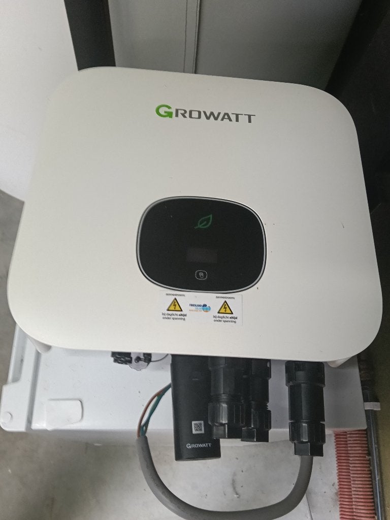 Growatt MIN 3600TL-X 3600W omvormer, WiFi dongle + ontvanger, Ophalen of Verzenden, Zo goed als nieuw
