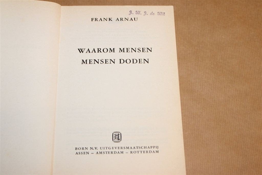 Waarom Mensen Mensen Doden — 15 Moordzaken 1965, Ophalen of Verzenden, Gelezen, Nederland