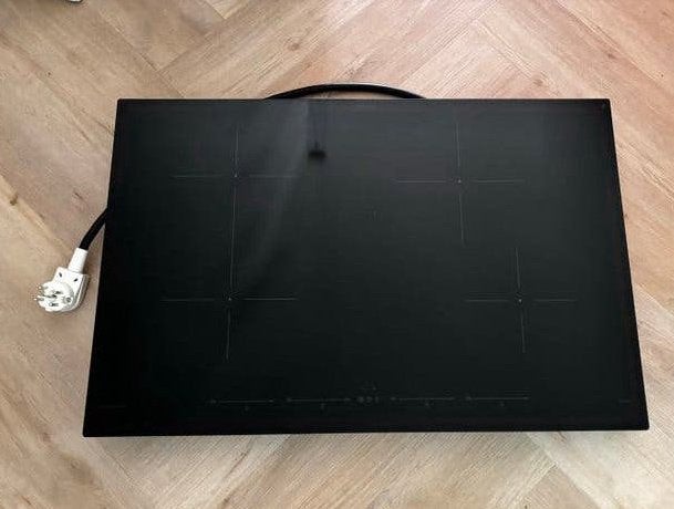 Inductie kookplaat 700x520 mm, Witgoed en Apparatuur, Kookplaten, Gebruikt, Inbouw, Inductie, 4 kookzones, Ophalen