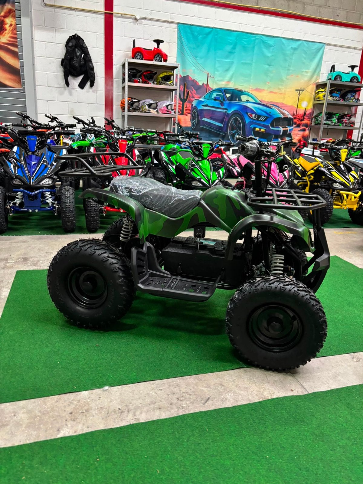 Nieuw Ultra Motocross Leger Elektrische Kinderquad 1000W 48V, Dr.Nolenslaan 157E 6136GM Sittard, Nieuw, Ophalen of Verzenden, Info@roadmax.nl