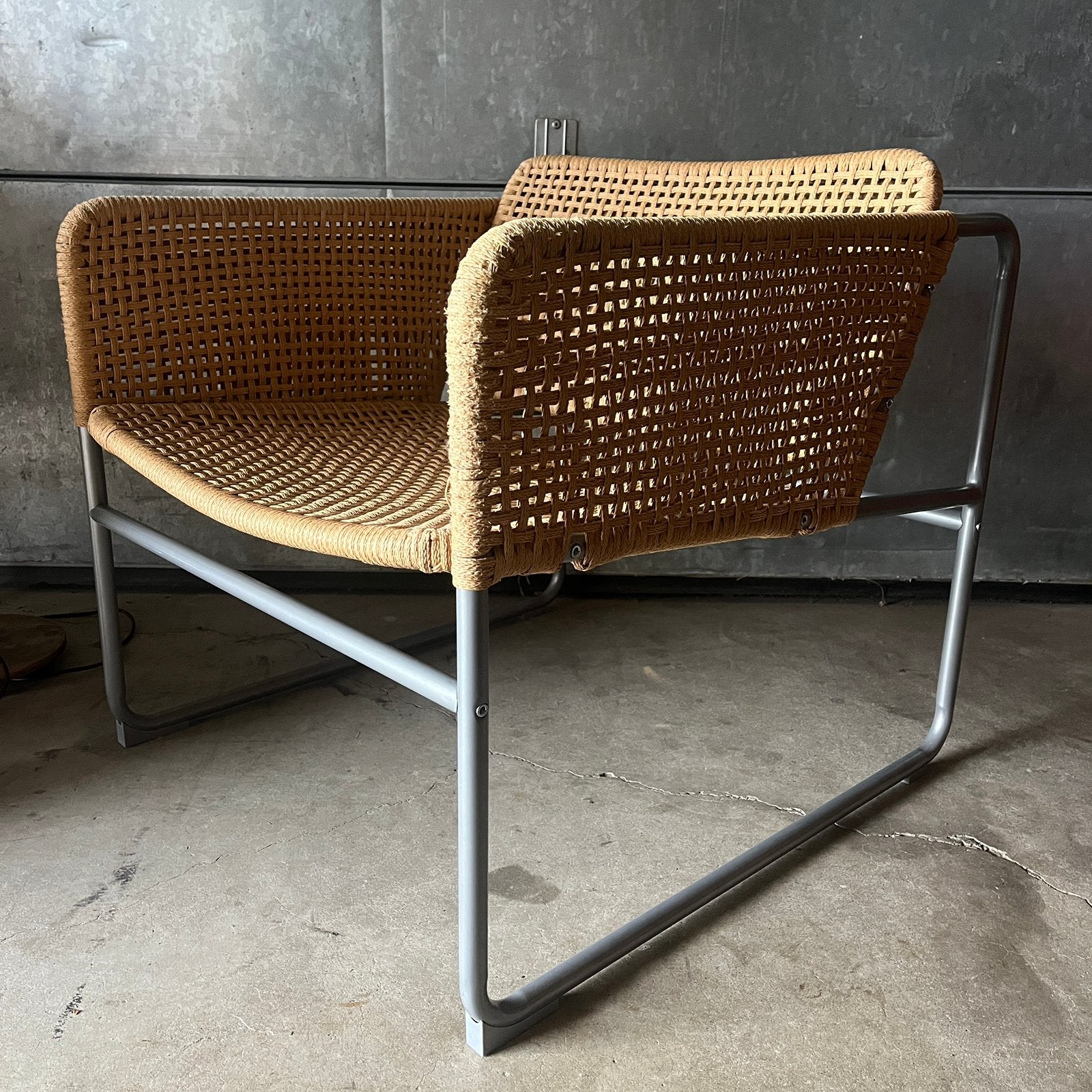 Piet Hein Eek Industriell fauteuil voor Ikea, Huis en Inrichting, Ophalen, 75 tot 100 cm, Zo goed als nieuw, Metaal