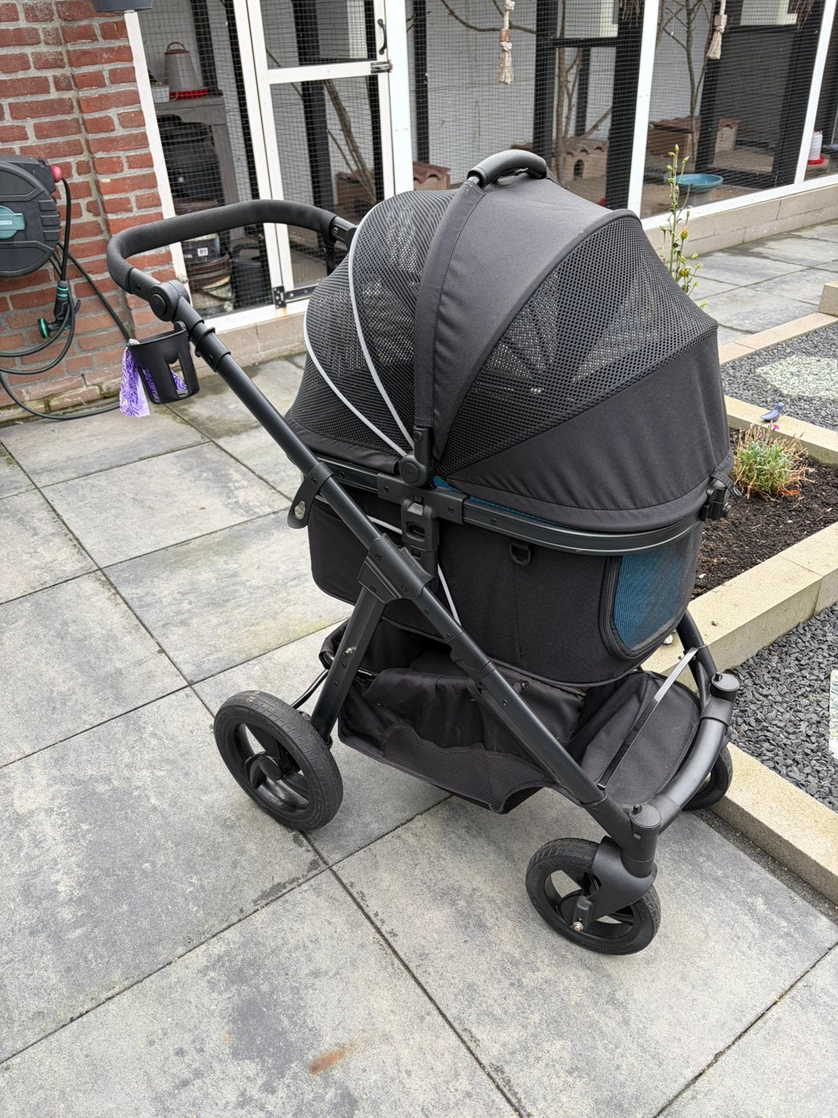 Honden buggy, Dieren en Toebehoren, Ophalen, Zo goed als nieuw, Hondenbuggy