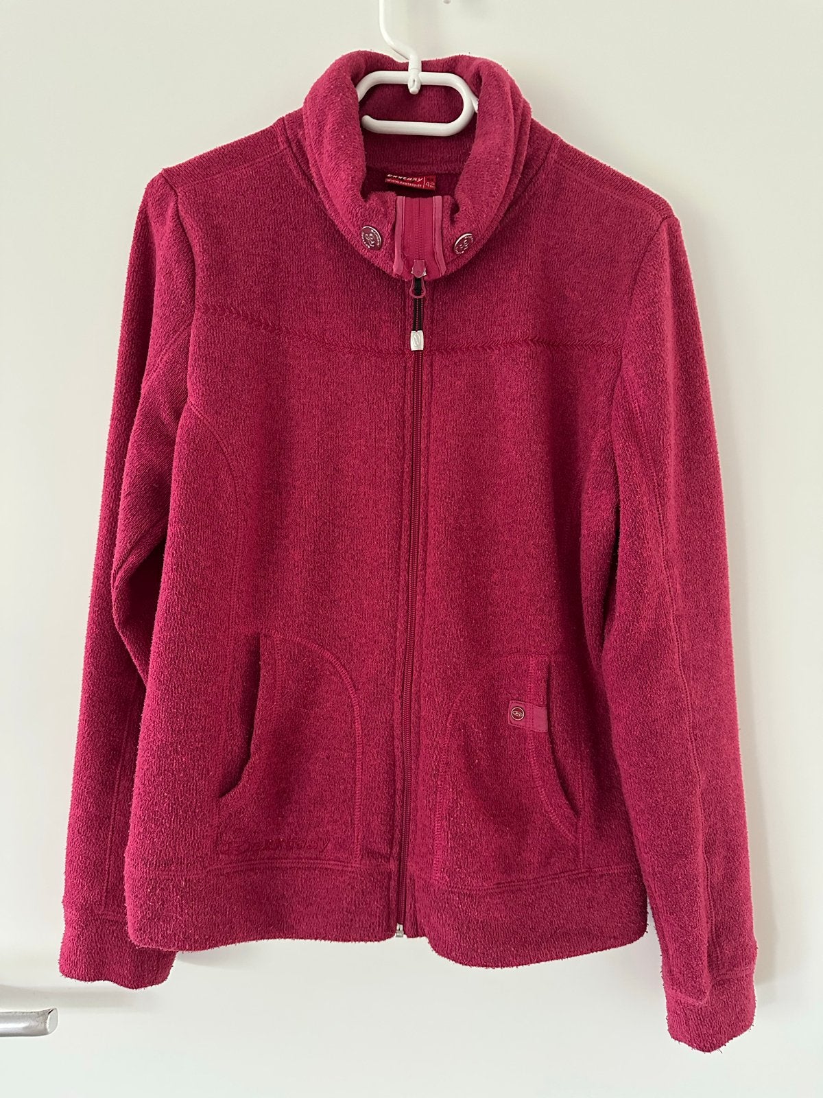 Exxtasy Fleecevest Maat 42 (L) - Rood, Ophalen of Verzenden, Zo goed als nieuw, Maat 42/44 (L), Rood