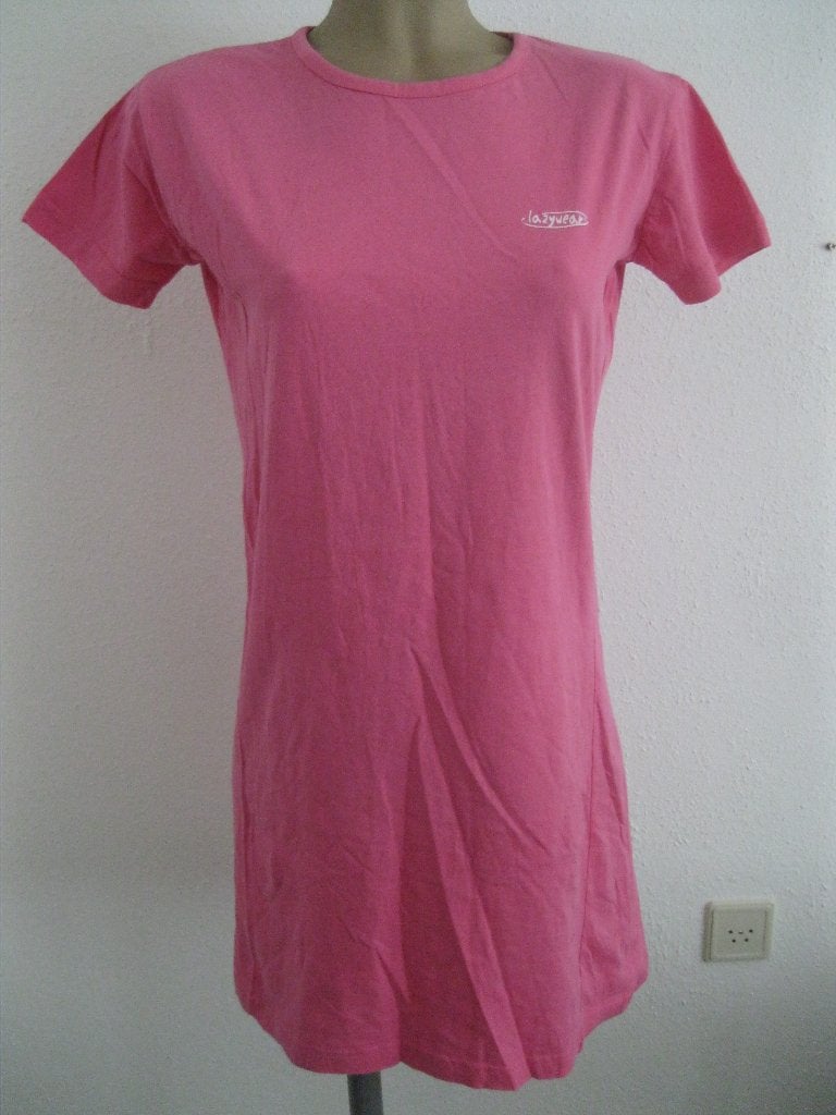 maat M, 1 nieuwe Lazywear nachtpon, ruglengte 85 cm., Lazywear, Ophalen of Verzenden, Roze, Nachtkleding