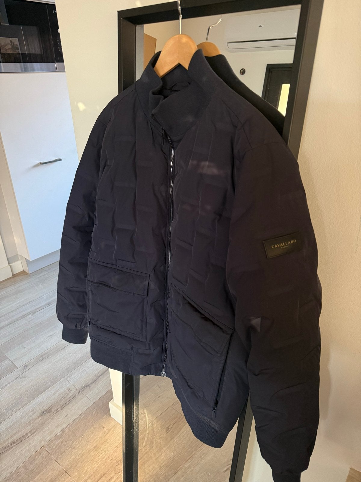 Cavallaro Napoli Astano Bomberjack Maat L, Ophalen of Verzenden, Zo goed als nieuw, Maat 52/54 (L), Blauw