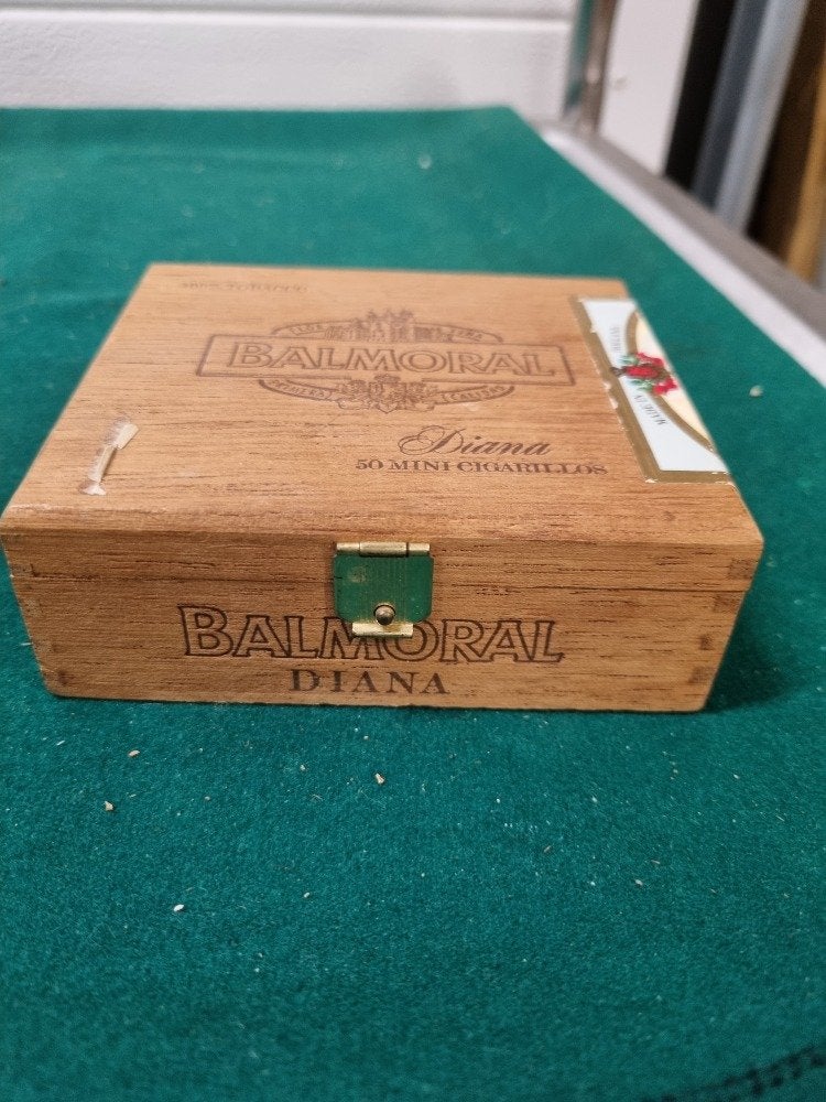 sigarenkistje balmoral hout, Ophalen of Verzenden, 'T Olde Gre-j, Info@toldegrej.nl, Endepoelstraat 20f Didam