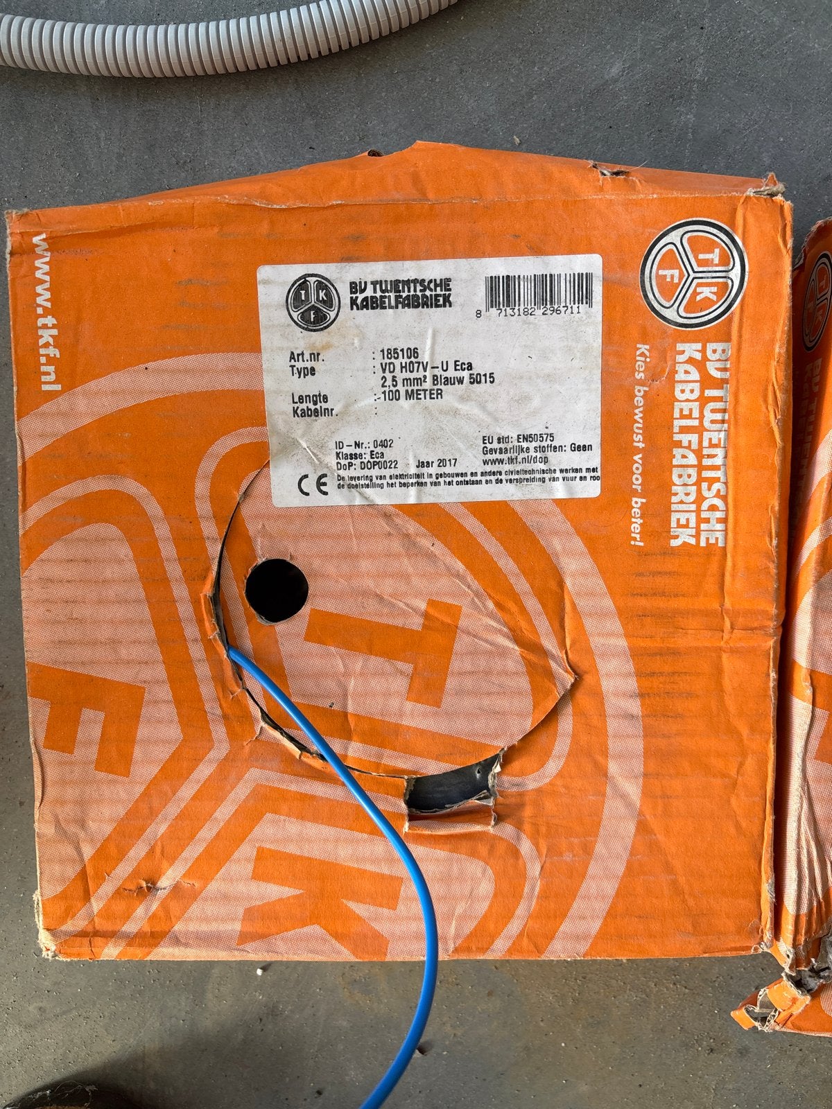 TKF VD-draad 2.5 mm² -, Ophalen of Verzenden, Nieuw, Overige merken, Kabel of Snoer