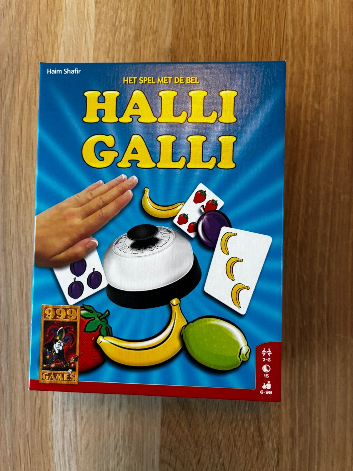 Nieuw - Halli Galli - Het spel met de bel - 999 games, Ophalen of Verzenden, Nieuw