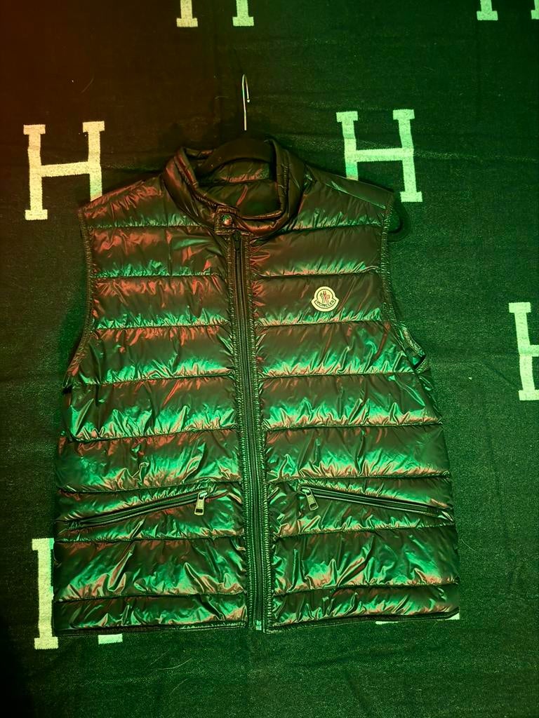 Moncler gui bodywarmer, Ophalen of Verzenden, Zo goed als nieuw, Zwart