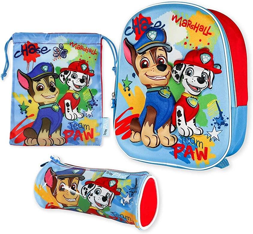 Paw Patrol Rugzak, Etui en Gymtas Set - Nieuw!, Ophalen of Verzenden, Z, Z, X