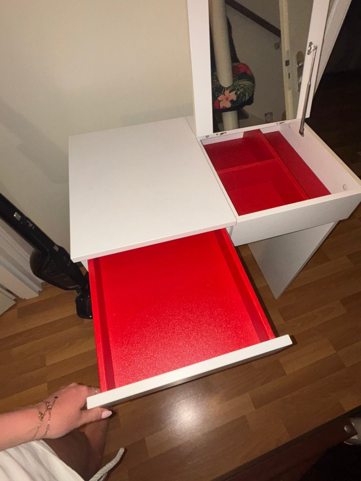 Ikea kaptafel, Ophalen, Gebruikt