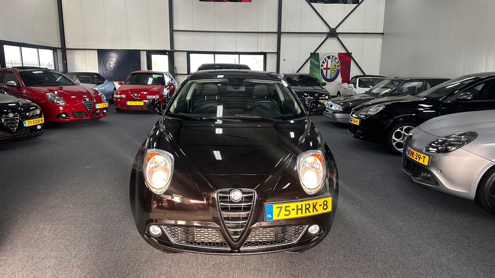 Alfa Romeo MiTo 1.4 T-Jet  88KW 2009 Zwart, Auto's, Voorwielaandrijving, USB, Zwart, 4 cilinders