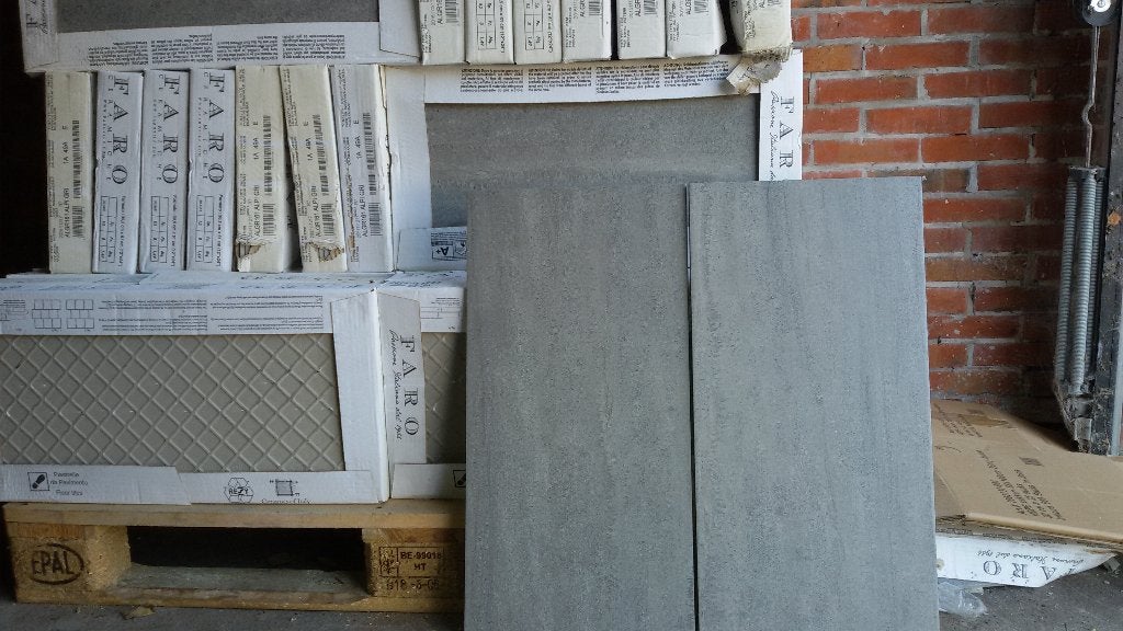 tegels 22m2 betonlook grijze 30x60 vloertegels wandtegel, Ophalen, 60 cm of meer, Keramiek, Nieuw