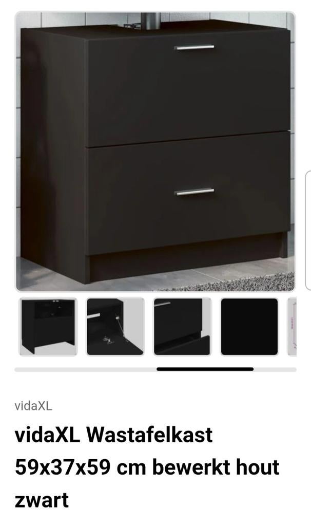 Nieuwe wastafelkastje, Ophalen, Nieuw