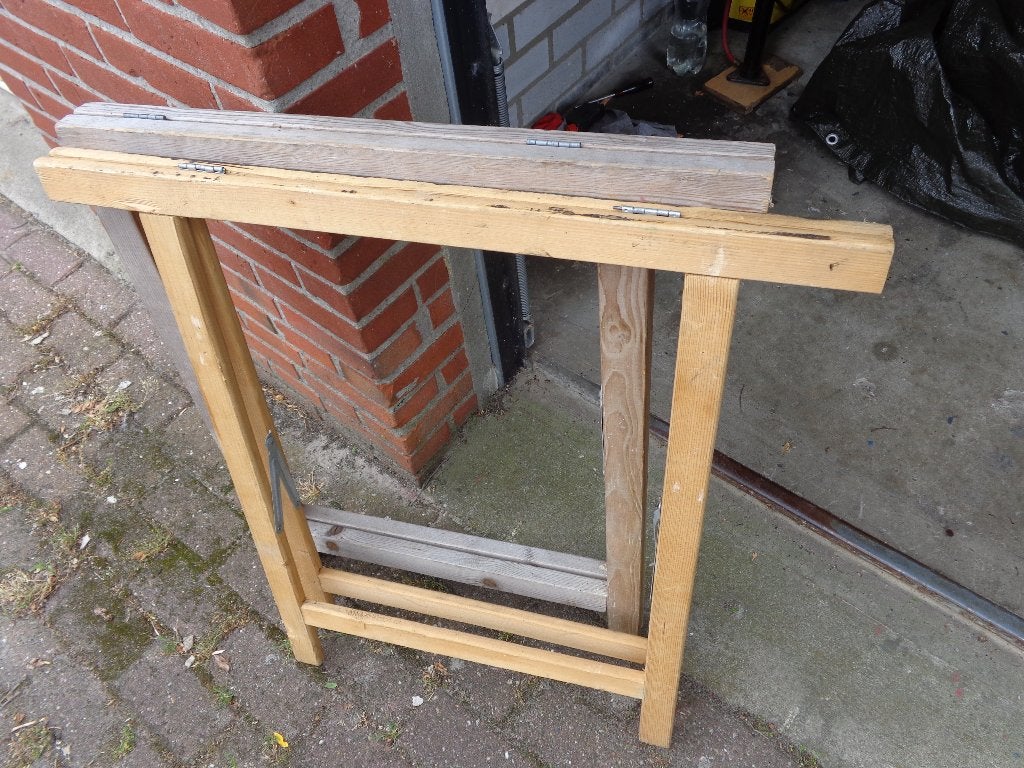 schragen 2 houten, Ophalen, Gebruikt, Overige typen, Minder dan 2 meter