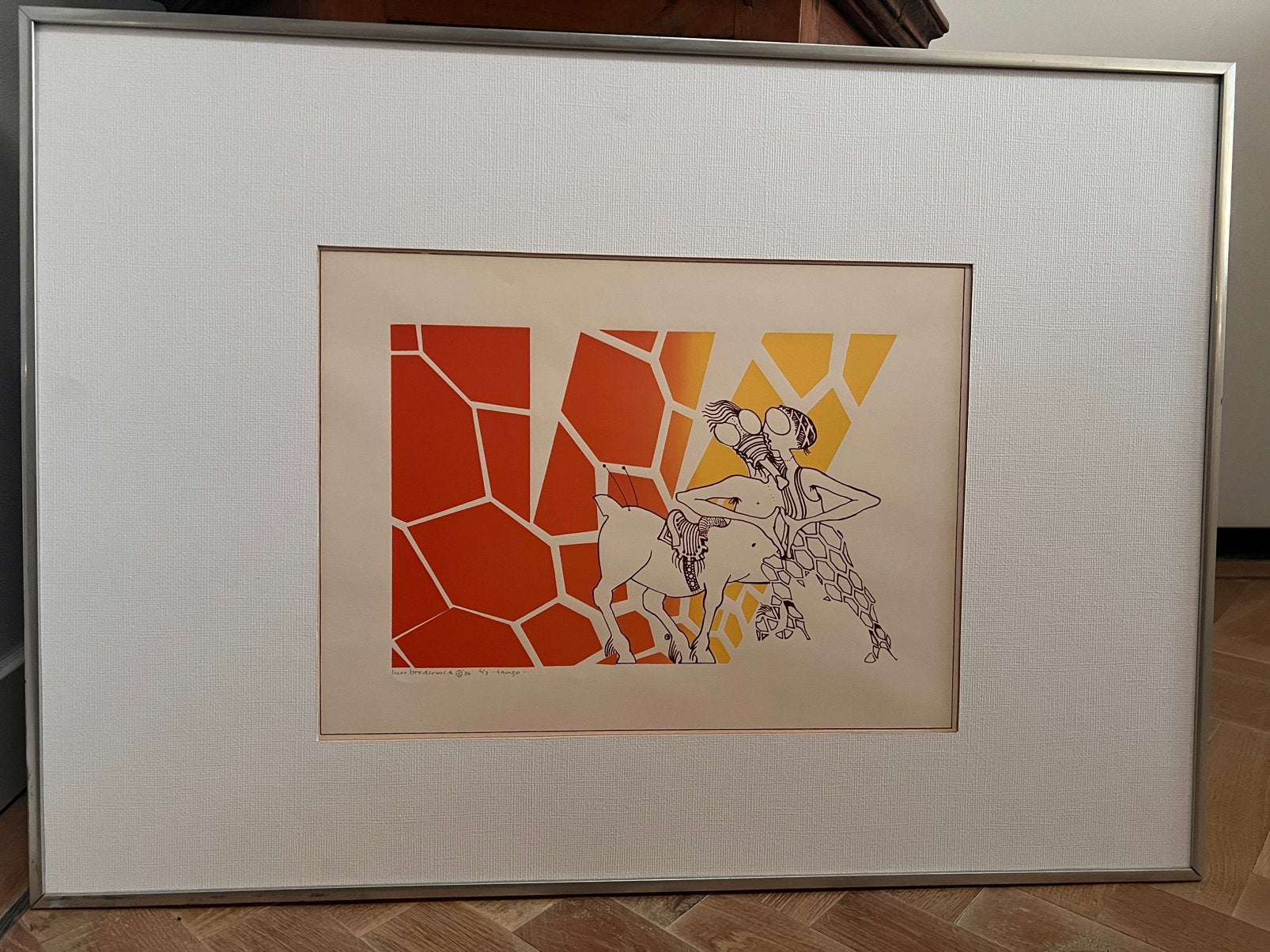 Kees Brederveld – Tango (1986) | kleine oplage 6/7, Gesigneerd, Ophalen, Personages en Fantasiefiguren