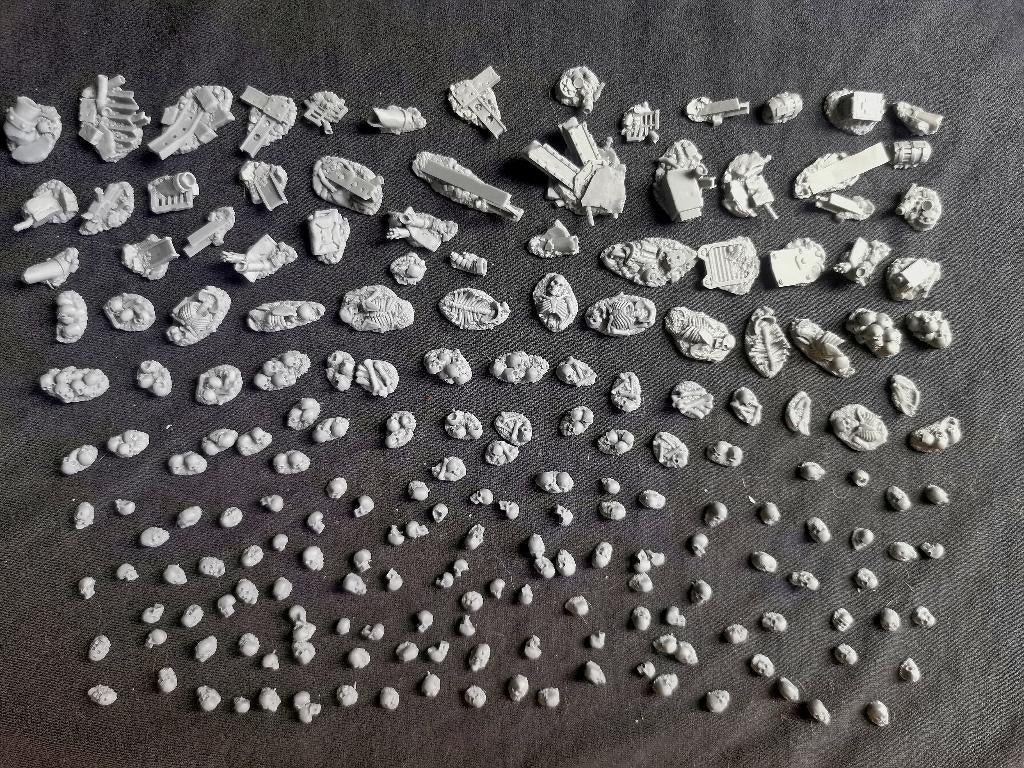warhammer 40k terrain basing materiaal, wasteland bones, Hobby en Vrije tijd, Wargaming, Verzenden, Nieuw, Warhammer 40000, Geverfd