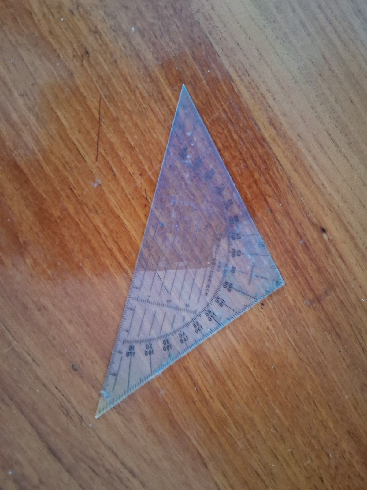 geodriehoek €0,50, Ophalen of Verzenden