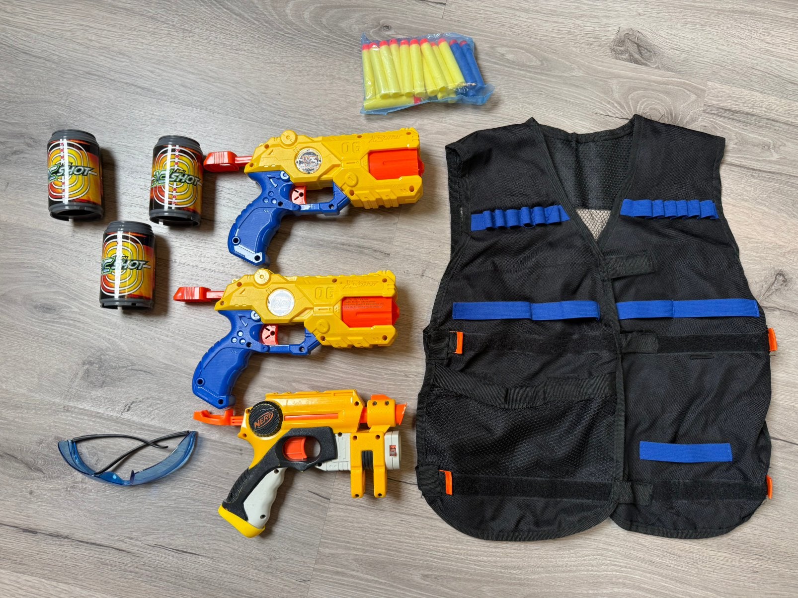 Nerf setje, Ophalen, Gebruikt