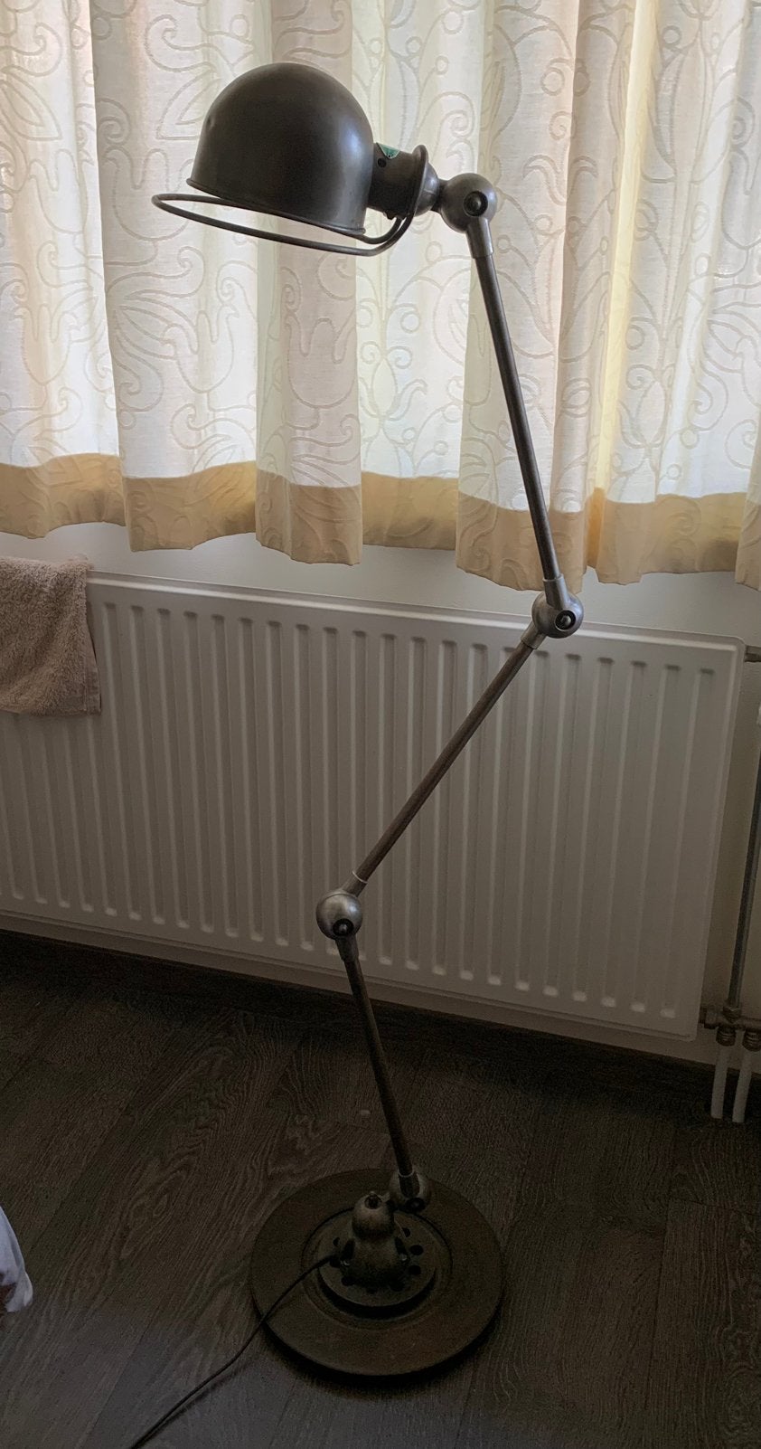 Oude Jielde vloerlamp - 3 arm, Ophalen, Gebruikt, 100 tot 150 cm, Metaal