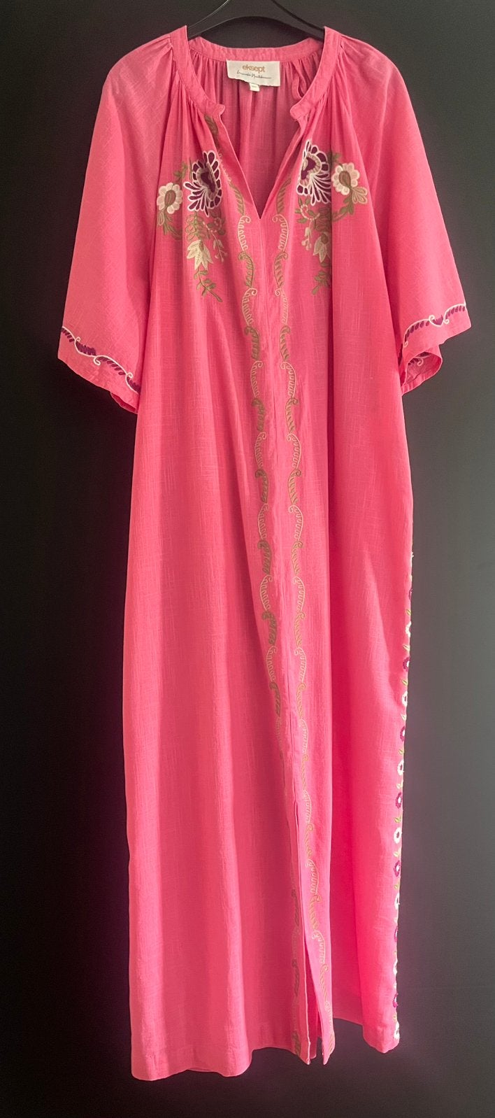 Heerlijke kaftan / jurk  van Lonneke Nooteboom maat M / L, Maat 42/44 (L), Ophalen of Verzenden, Zo goed als nieuw, Roze