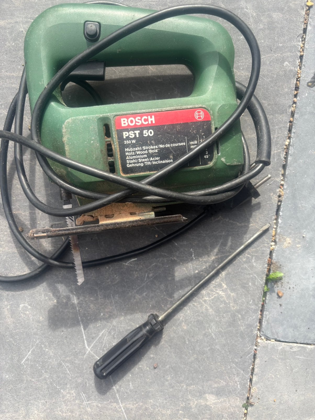 Bosch PST 50 decoupeerzaag, Gebruikt, Decoupeerzaag, Ophalen of Verzenden, 30 tot 70 mm
