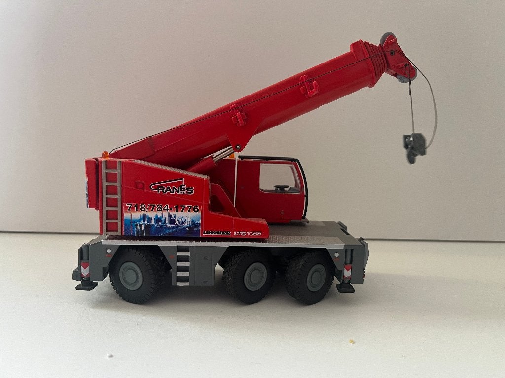 Liebherr ltc1055 van Conrad in de kleuren van Cranes, Hobby en Vrije tijd, Modelauto's | 1:50, Ophalen of Verzenden, Nieuw, Hijskraan, Tractor of Landbouw