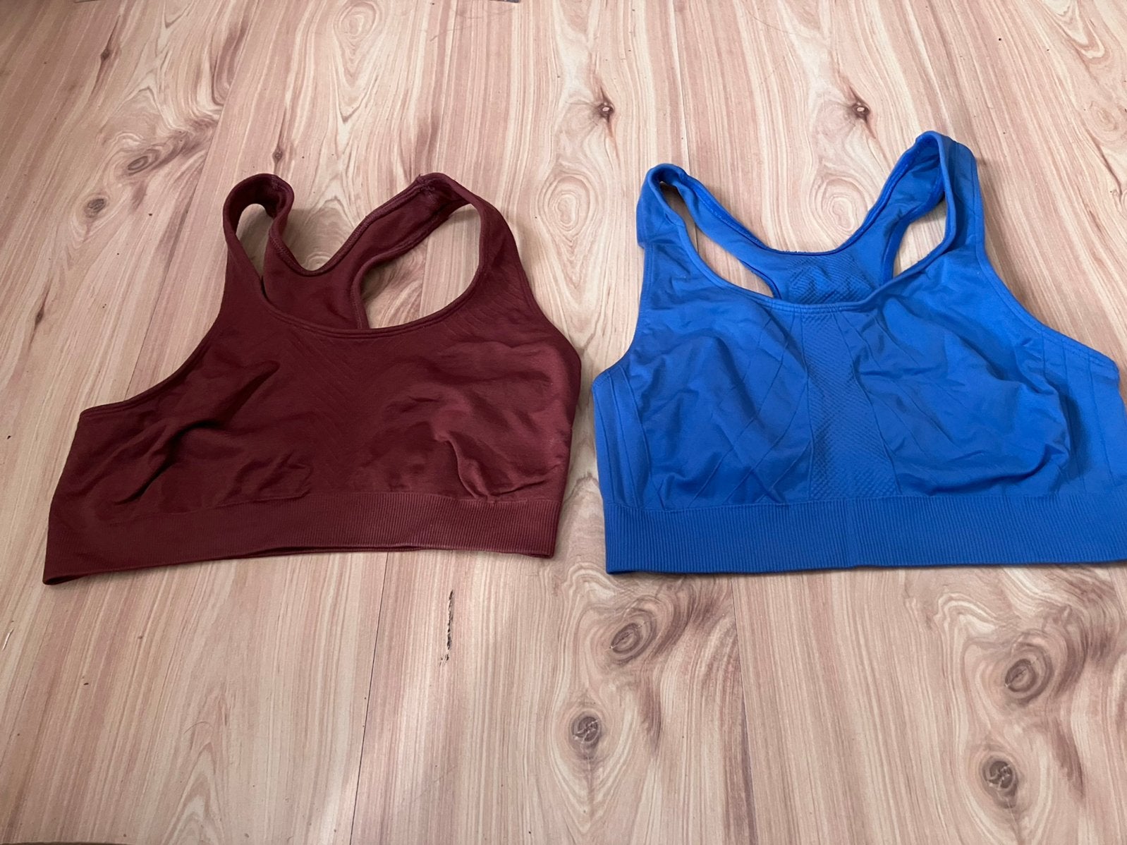 2 voorgevormde sportbh zonder beugel medium support maat M, Kleding | Dames, Sportkleding, Maat 38/40 (M), Blauw, Ophalen of Verzenden