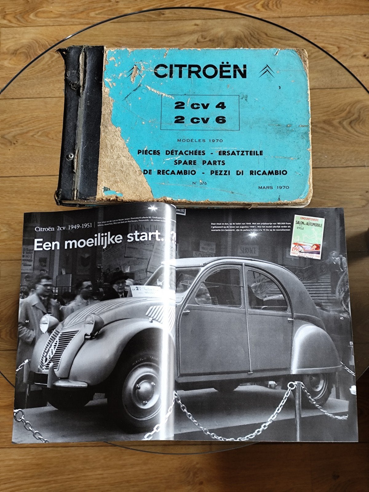 Eend Deux chevaux werkplaats boek 1970, Auto diversen, Ophalen