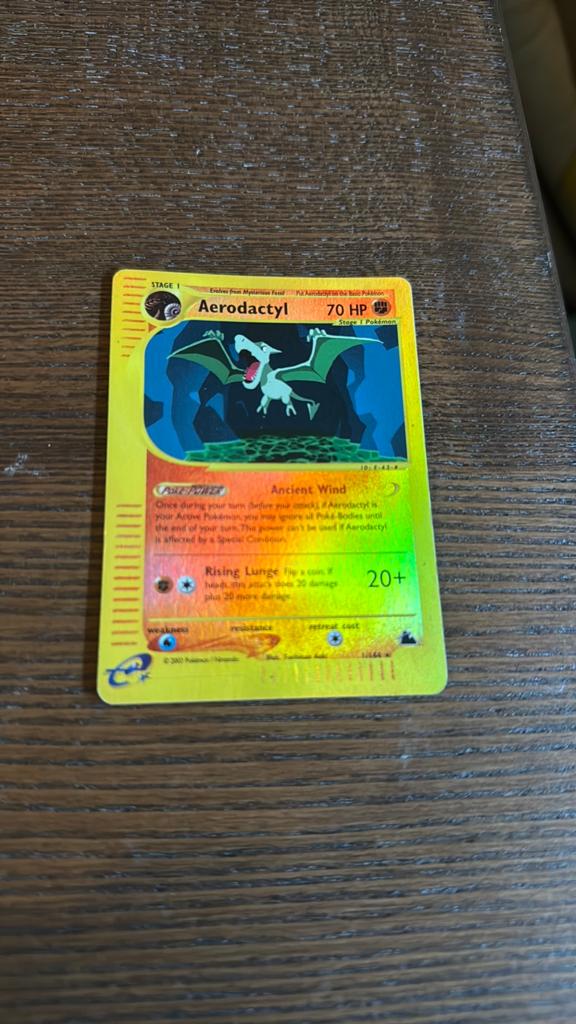 Aerodactyl [reverse holo] #1 Pokemon Skyridge, Ophalen, Zo goed als nieuw