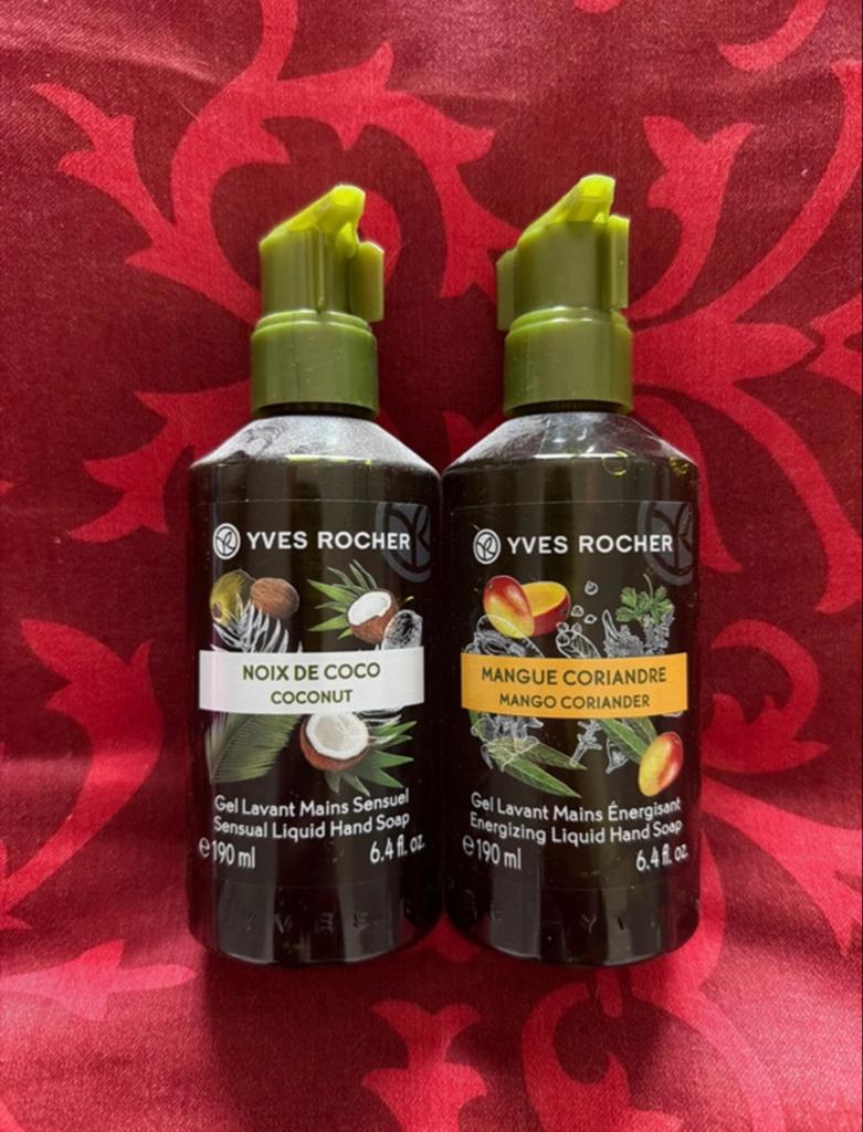Yves Rocher Vloeibare Handzeep - Kokos & Mango Koriander, Ophalen of Verzenden, Nieuw, Bad & Douche