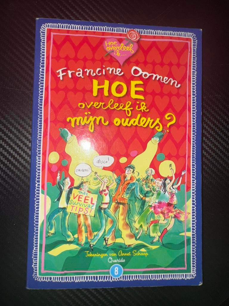 Hoe overleef ik boeken – Francine Oomen, Boeken, Ophalen of Verzenden, Gelezen, Fictie